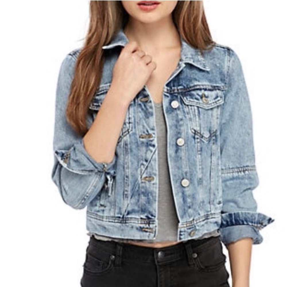Free People Rumors Denim jacket xs